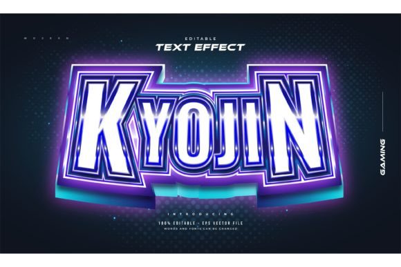 Blue and Purple E-sport Text Effect Guide