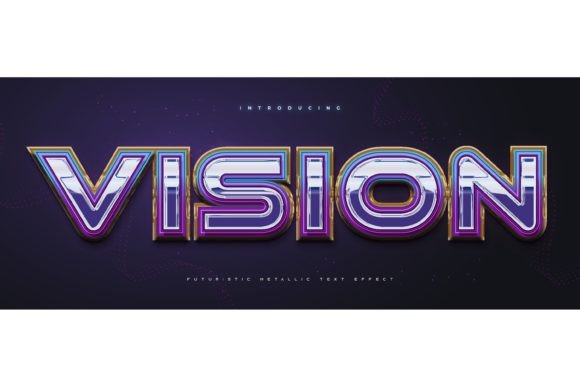 Colorful Retro and Futuristic Text Style: Bridging Eras in Modern Design
