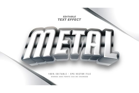 Evaluating the 3D Bold Metallic Silver Text Style for Graphic Design Projects
