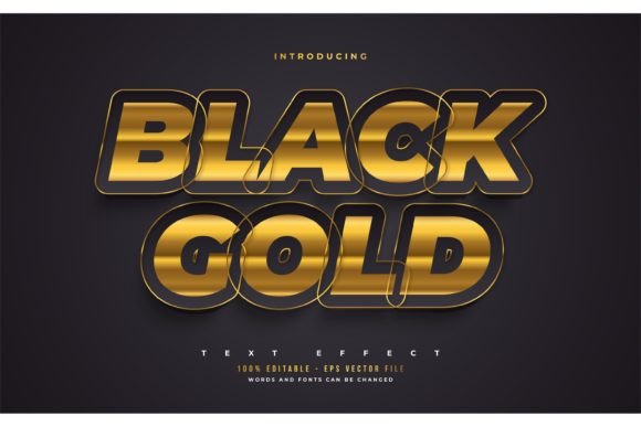Luxury Bold Black and Gold Text Style: A Practical Evaluation