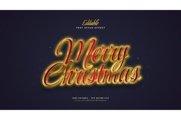 Luxury Merry Christmas Text Effect Guide