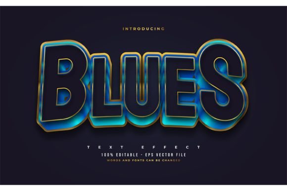 Mastering 3D Bold Blue and Gold Text Effects