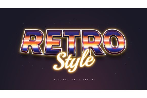Mastering Colorful Retro and Neon Text Effects in Adobe Illustrator: A Guide to Editable Vector Designs
