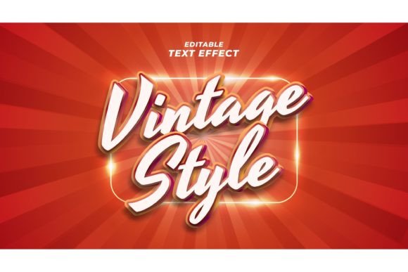 Mastering Editable Vintage Text Effects