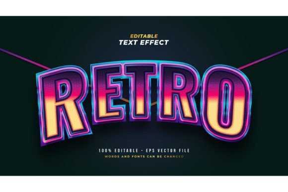 Mastering the 3D Colorful Retro Text Style Effect for Modern Design Projects