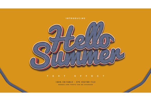 Mastering the Blue Vintage Text Style Effect in Adobe Illustrator