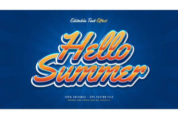 Strategic Branding with Blue and Orange Vintage Text Style