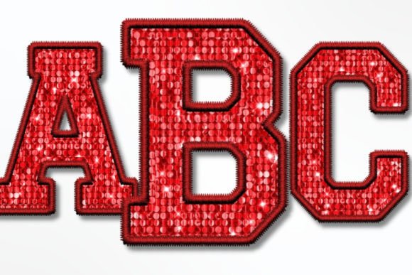 Unlocking Creative Potential: A Guide to Faux Stitched Sequins Alphabet and Number PNGs